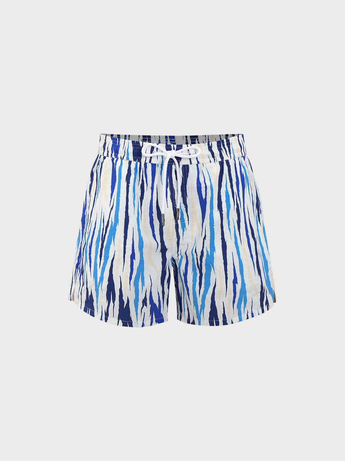 Men'S Woven Nylon Swim Shorts Blue Men's Shorts - HAPNIXSTORE