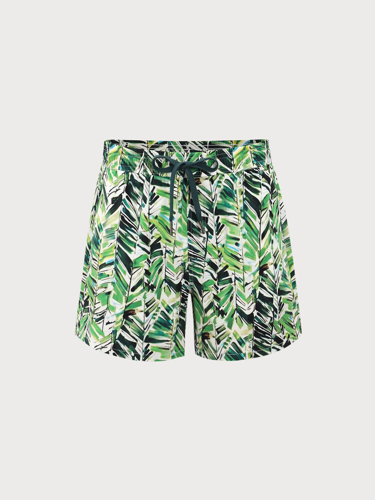 Men'S Woven Nylon Swim Shorts Green Men's Shorts - HAPNIXSTORE