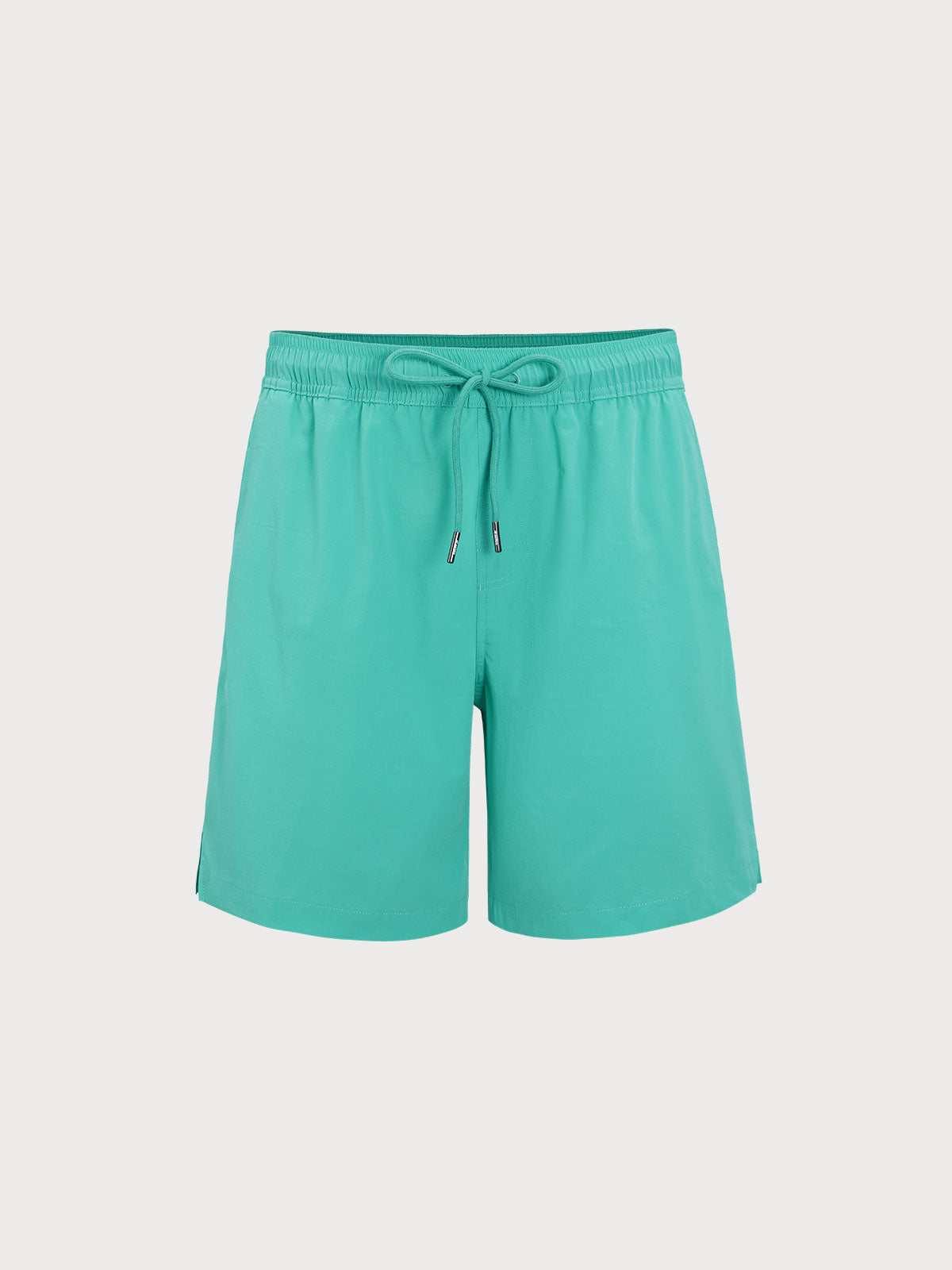 Men'S Woven Nylon Swim Shorts Green Men's Shorts - HAPNIXSTORE