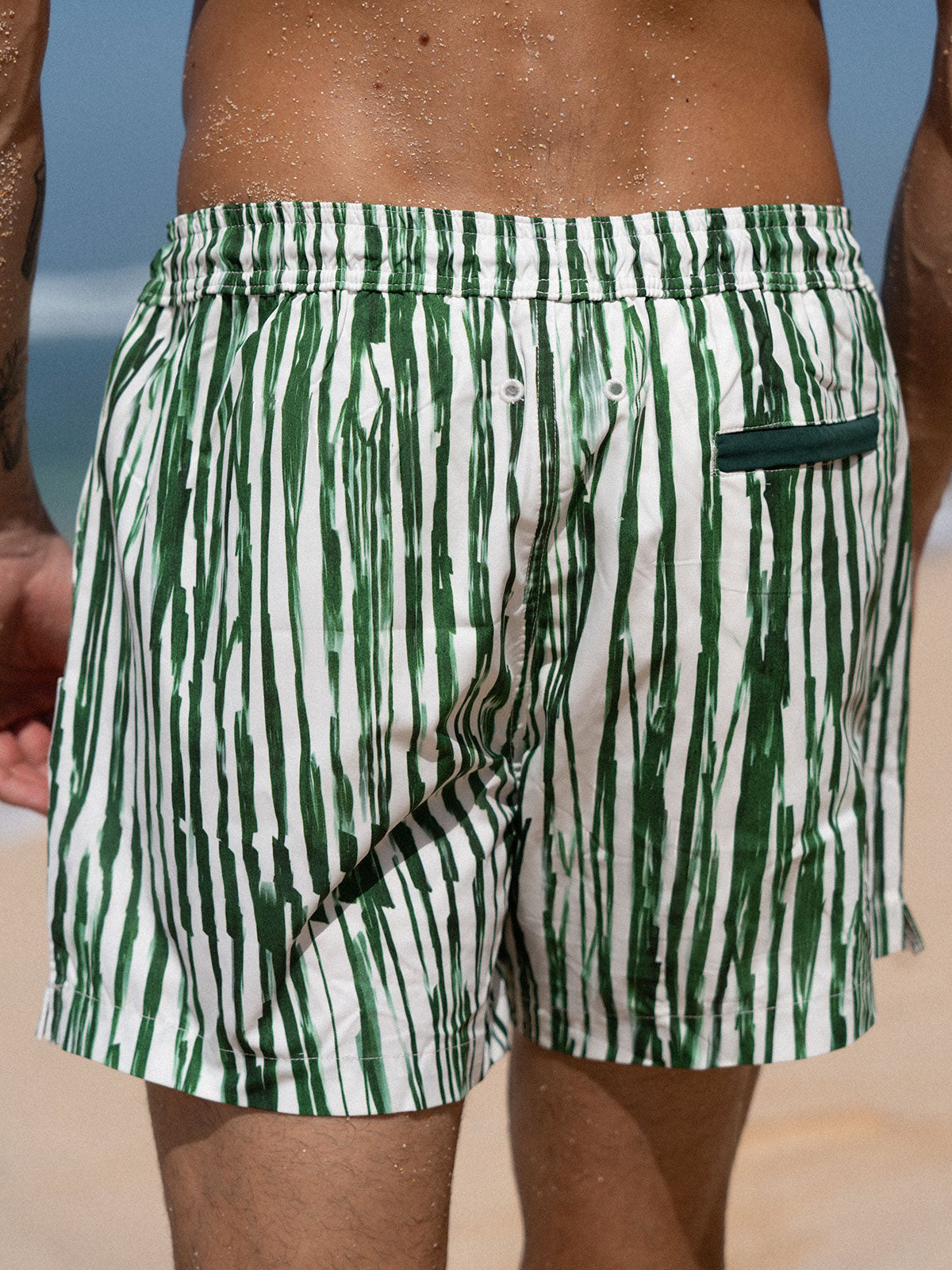 Men's Woven Polyester Swim Shorts Men's Shorts - HAPNIXSTORE